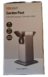 SolighZahradní sloupek PG11, IP44, nerez, 2 zásuvky