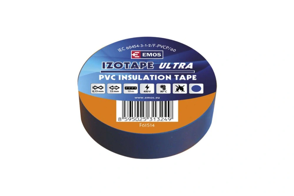 2001151040 F61514 15/10 MODRA Izolační páska PVC 15mm / 10m tmavě modrá, Emos