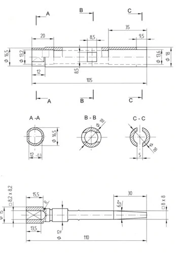 Klička LIDOKOV Kombi 01.041