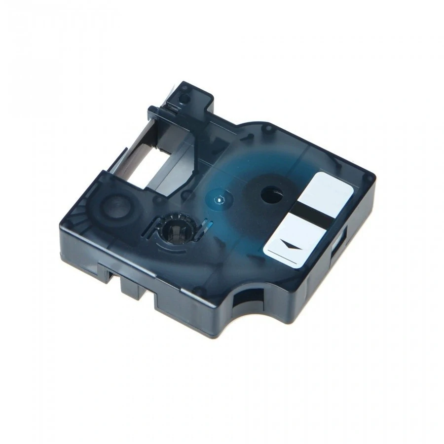 Kompatibilní páska s Dymo 45013, 12mm x 7m černý tisk / bílý podklad