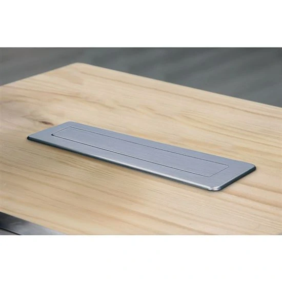 Výsuvný blok zásuvek PP126USBC, 3xzásuvka + USB A+C, 2m přívod, nerez ocel