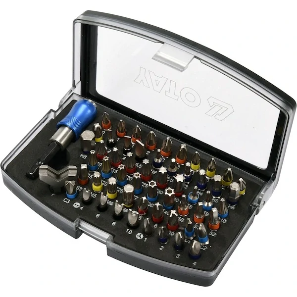 YATO YT-04624, Sada bitů s adaptérem 1/4" 59ks