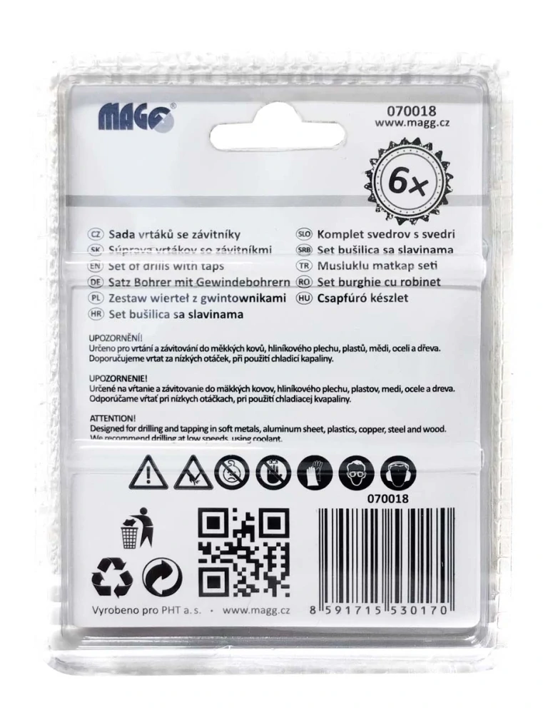 MAGG Sada vrtáků se závitníky