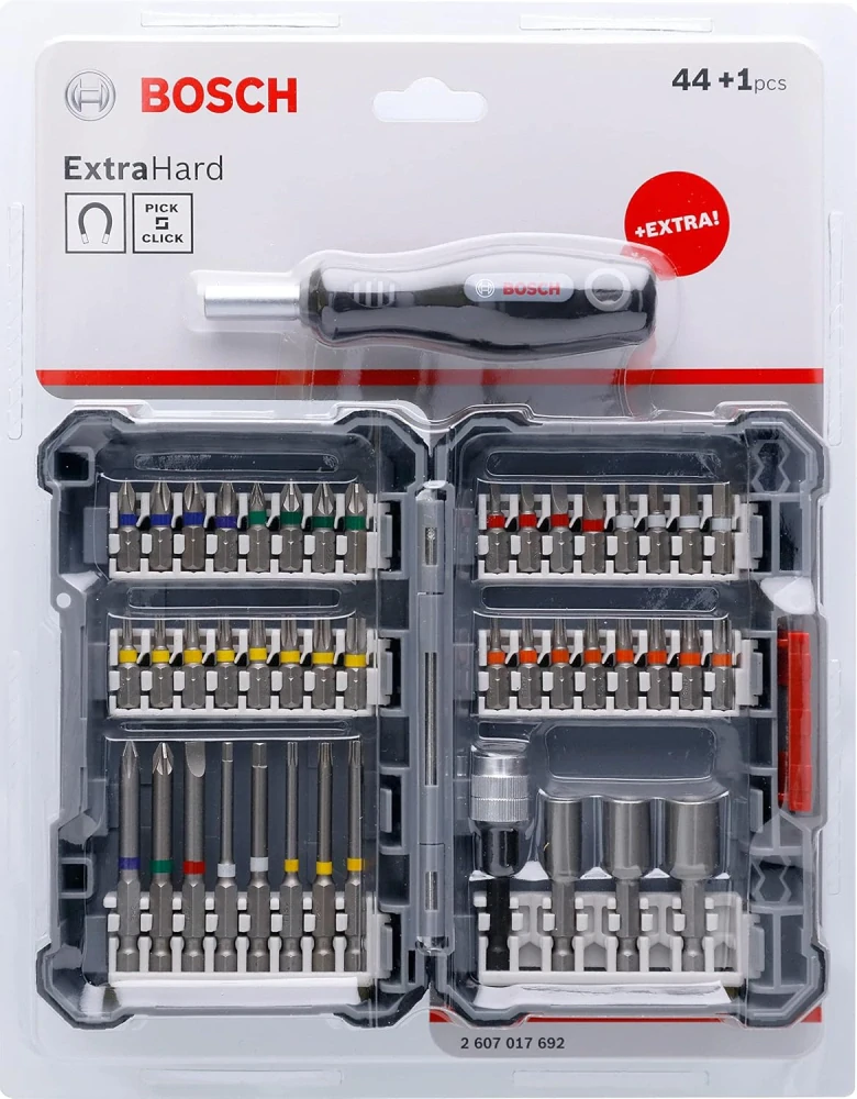 BOSCH 2607017692 sada šroubovacích nástavců 45 ks