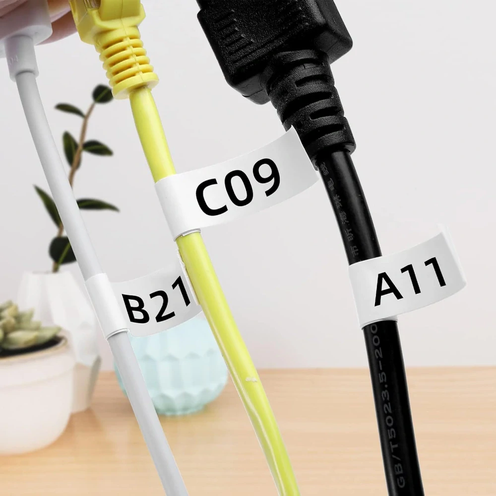 MarkField kompatibilní páska DYMO 18488 nylon, 12 mm x 3,5 m, černá na bílé