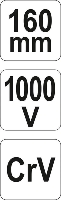 YATO YT-21158, Kleště štípací boční 160mm VDE (1000V)