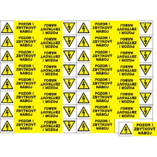 STRO.M samolepka zbytkový náboj 