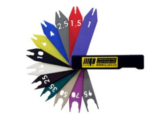 ILLKO P 9150 - Měrka průřezu vodičů
