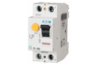 PF6-25/2/003 (286492) Proudový chránič, 2P, 25A, 30mA, 6kA, typ: AC, EATON