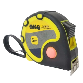 MAGG Svinovací metr 5m x 19mm (guma/plast, magnet)