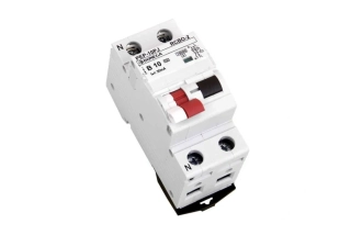 28-2010B0302 PEP 10PJ-A Proudový chránič s nadproudovou ochranou 2P RCBO (10 kA) - 10A char. B / 30 mA (typ A), Bonega