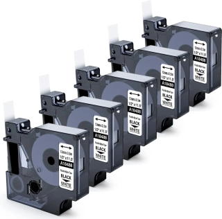 MarkField kompatibilní páska DYMO 18488 nylon, 12 mm x 3,5 m, černá na bílé