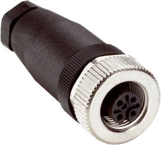 SICK 6009719, DOS-1205-G, Konektor Senzoru, M12, Samice, 5 Pólů, Šroubovací Dutinka, Přímá Montáž Kabelu